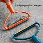 Dual-sided Pet Hair Remover - Reusable Lint & Fur Cleaner For Clothes And Furniture No Batteries Required Halloween Gift Christm
