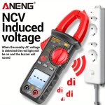 Aneng ST181 Digital Clamp Meter With VC1010 - High Precision Backlit Lcd Display For Ac dc Voltage Resistance & More - Overload