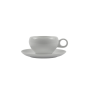 Omada - Irregular Cup & Saucer White