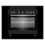 Defy 90CM Multifunction Gas Electric Range Cooker Black Thermofan+ DGS90GEB