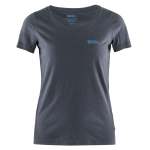 Womens Fjallraven Logo T-Shirt - Navy XL