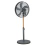 Swan Nordic Slate Pedestal Fan Grey 40CM