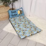 Nap Pad Travel Nap Pad Little Bees On Blue