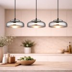 Volta Metal And Glass LED Pendant Light - Smoke