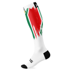 Sa Splash White Knee High Socks - Medium
