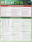 Microsoft Excel 2016 Tips & Tricks Quick Study Computer