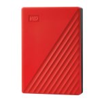 Western Digital Wd My Passport 4TB Portable Hard Drive - Red