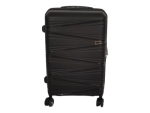 Smte- Acesa Hard Shell Elite Ubn Suitcase 1 Piece Black 65 Cm With Keychain