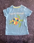 M&s Blue Turtle T-Shirt 3 4Y