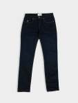Slim Fit Garment Wash Coated Spray - Dark Indigo - Blue 44