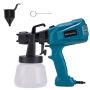 Electric Paint Blue Spray Gun With 3 Adjustable Spray Patterns - 800ML