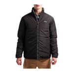 Jeep Reversible Puffer Mens Jacket Black