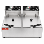 Digimark DGMF1522 Double Tank 6L + 6L Electric Fryer Commercial Deep Fryer