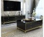 Efurn- Asher Coffee Table & Tv Stand Set Black