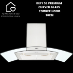 Defy Ss Curved Glass Wall Mount Cooker Hood - 90CM DCH321