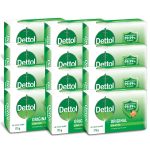 Dettol 12X175G Bar Soap Hygeine Hand & Body Soap Original Personal Care Cleans & Protects Against Everyday Germs