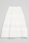 PoP Candy Anglaise Midi Skirt - White