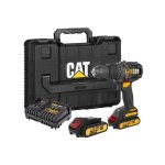Cat 18V Brushless Impact Drill 65NM Kit 2×2.0 Ah & Charger