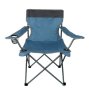 Leisure Quip Leisure-quip Spectator Camping Chair - Blue/grey - 100KG