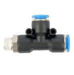 AirCraft Pu Hose Fitting Tee 10X10MM X 1 4"M