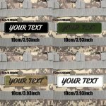 Customizable Hook And Loop Backing Patches - Personalized Name Patches For Tactical Gear And Backpacks