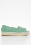 Kenzie 1 Flatform Espadrille Peep - Mint