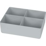 Bantex Texo Modular Drawer Insert A6 4 Partition Grey