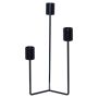 3 Tier Candle Stick Black 23CM