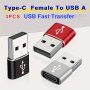 USB C Female To USB A Male Adapter Type C To USB A Charger Cable Converter For Iwatch 7 Airpods Macbook Iphone 11 12