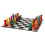 Chess Set Glass Multicolored