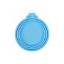 Pet Food Silicone Reusable Can Lid - Blue