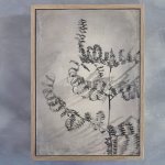 Shadowplay 2 Art Print - A1 Framed Canvas With Natural Wood Frame