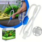 1PC Lightweight Aquarium Water Changer Fish Tank Filter Aquarium Gravel Cleaner Fish Tank Manual Siphon Water Changer Aquarium C