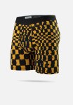 Warp Check Boxer Brief Cotton Blend - Gold