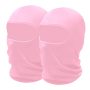 Sheverch 2 Pack Pink Ski Mask Sun Protection Lightweight Balaclava Face Mask Men Women Football Motorcycling