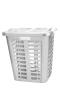 Mega Bin Laundry Basket Silver