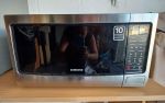 Samsung Silver Microwave