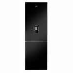 Defy 348LT Black Glass Fridge Freezer