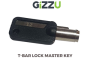 GIZZU Cbl T-bar Lock Master Key