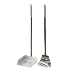 Clean Response Aluminium Rake & Pan - Small