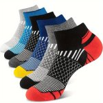 6 Pairs Of Men's Anti Odor & Sweat Absorption Low Cut Socks Comfy & Breathable Socks For Daily & Outdoor Wearing All Seasons Wea