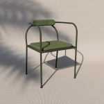 Outdoor Akaya Caf Chair - Palm Colourway