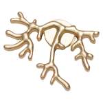 Goldair Gold Coral Jibbitz