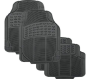 Universal Car Rubber Mats - 4 Piece