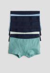 5-PACK Trunks - Navy Blue green