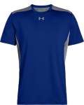 Men's Ua Heatgear Power Short Sleeve Shirt - ROYAL-400 XL
