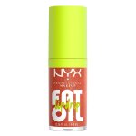 Professional Makeup Fat Oil Lip Drip - Peach With Gold Shim