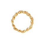 Wishbone Chain Bracelet -gold