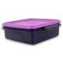 Plastic Lunch Box 1L Assorted - Square Shape