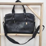 Genuine Leather Laptop Bag Protea Black 11 14